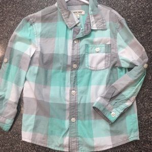 Boys long sleeve button up shirt
